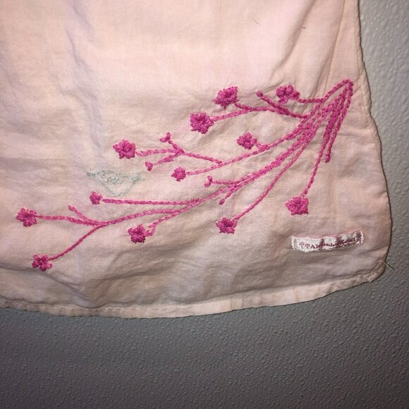 Alejandra Kearl Dress 18 24 Months Pink Embroidered Tunic Cotton Gown Gauzy - Picture 3 of 10